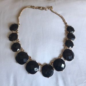 Black and gold statement necklace